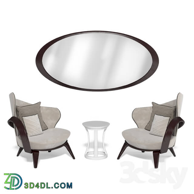 Sofa - Actual design_ set of upholstered furniture apriori A