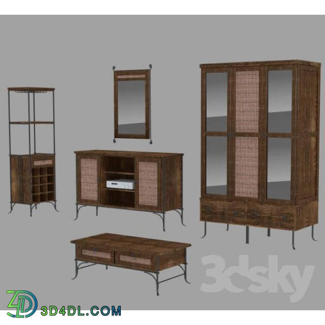 Wardrobe _ Display cabinets - Parigi_ Malaysia furniture set