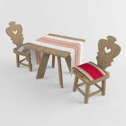 Table _ Chair - Ukrainian table with Chair 