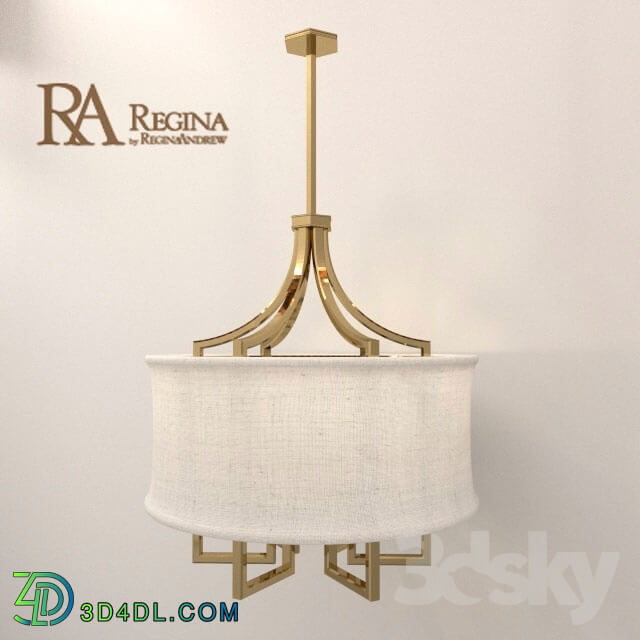 Ceiling light - Regina Andrew Le Chic Gold Chandelier