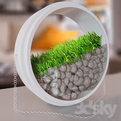 Other decorative objects - The decor of stone and grass 