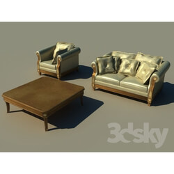 Sofa - A set of upholstered furniture from Angelo Cappellini 
