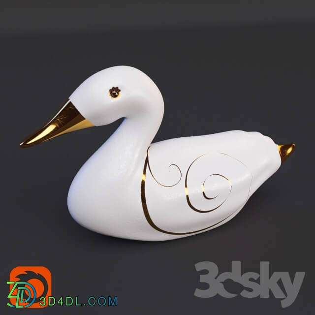 Sculpture - Figurine Duck