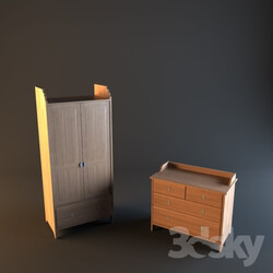 Wardrobe _ Display cabinets - IKEA LESKVIK _wardrobe and chest of drawers_ 