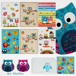 Miscellaneous - Children carpets with owls 