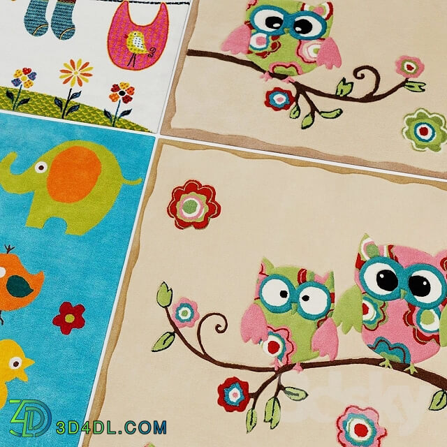 Miscellaneous - Children carpets with owls