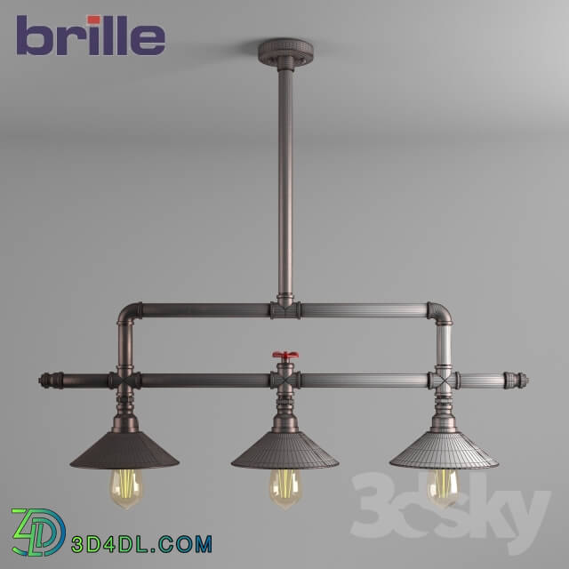 Ceiling light - Chandelier Brille BL-353S _ 3 E27 BZ