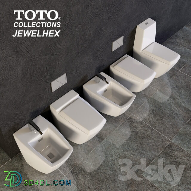 Toilet and Bidet - TOTO Jewelhex