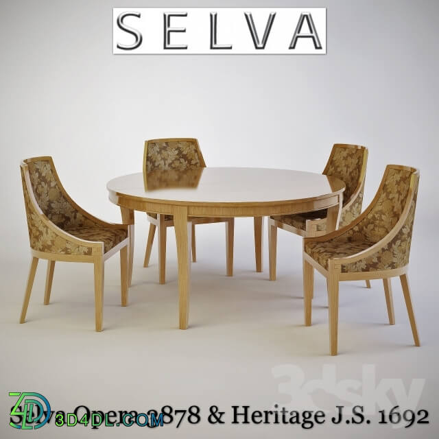 Table _ Chair - Selva Opera 3878 _amp_ Selva Heritage JS 1692