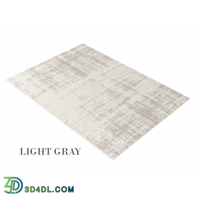 Carpets - Meticulously Woven Dolorosa Rug _ light grey_ ash grey_ aqua blue_ rust