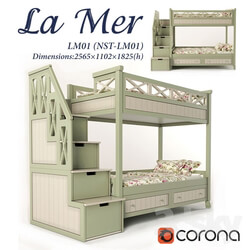 Bed - Letskaya bunk bed La Mer 