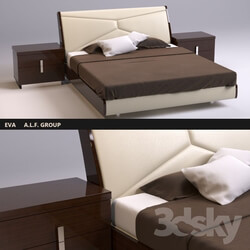 Bed - Italian bedroom EVA ALF GROUP factory 