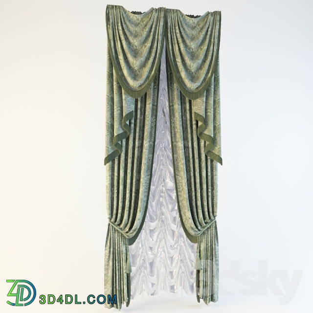 Curtain - curtain for high window