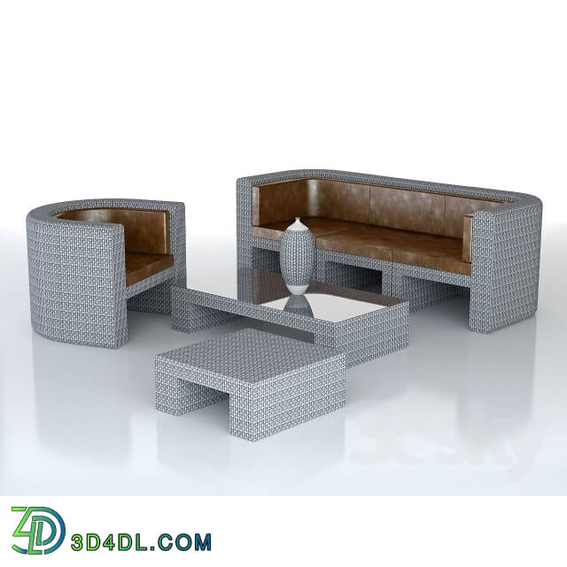 Sofa - grey furniture set