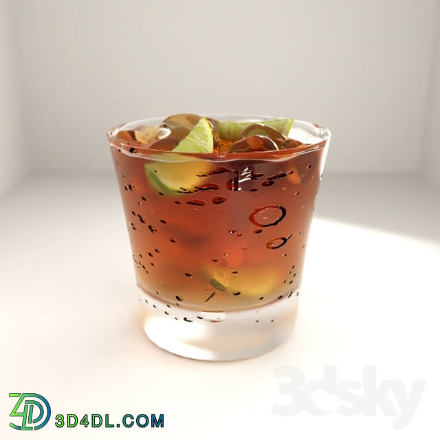 Food and drinks - Cocktail with lime