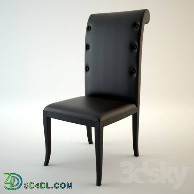 Chair - Leather chair with studs