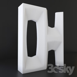 3D panel - Gypsum 3d partition Apollo 