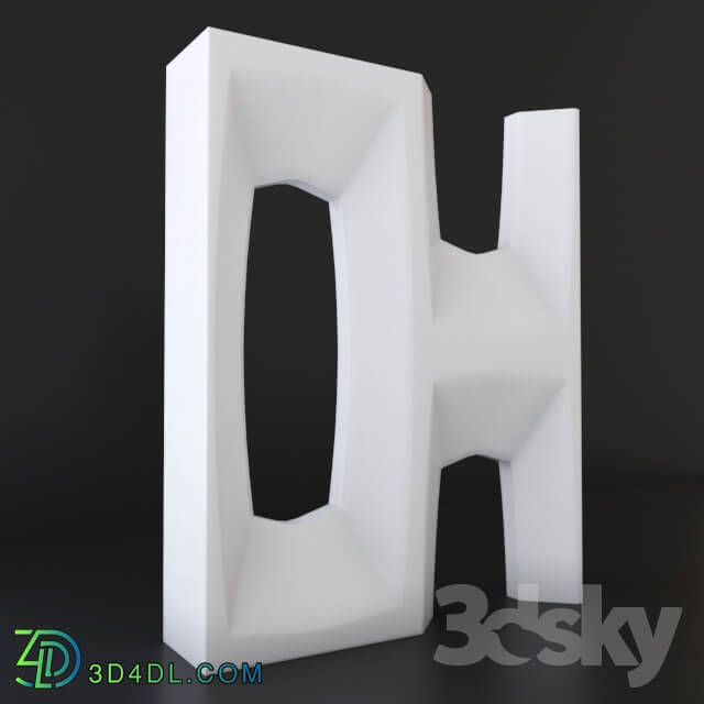 3D panel - Gypsum 3d partition Apollo