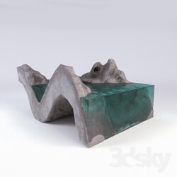 Sculpture - fjord glass sculpture 