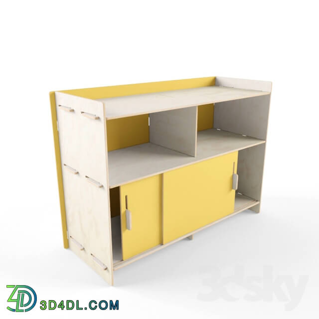 Miscellaneous - Chest of drawers with sliding boxes _Rocky_.