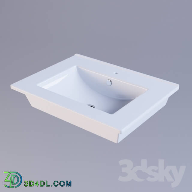 Wash basin - Washbasin Sanita Luxe Quadro 60