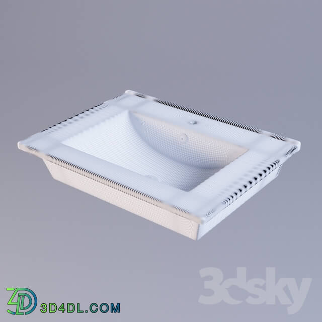 Wash basin - Washbasin Sanita Luxe Quadro 60