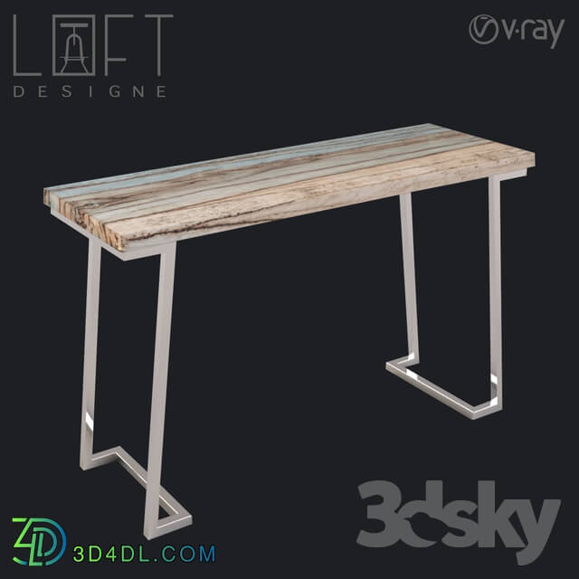 Table - LoftDesigne 6043 model console