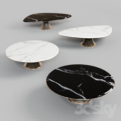 Table - Gehry Coffee tables by LONGHI 