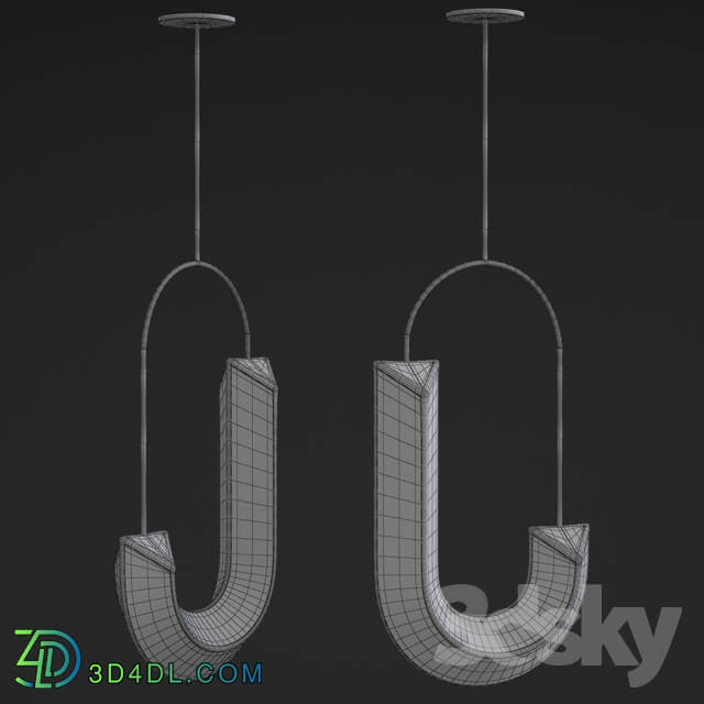 Ceiling light - Hook Loop Pendant Chandelier