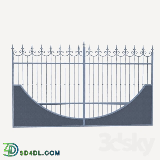 Other architectural elements - Gates_ metal_ 3