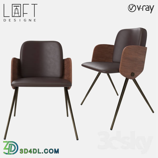 Chair - Chair LoftDesigne 1401 model