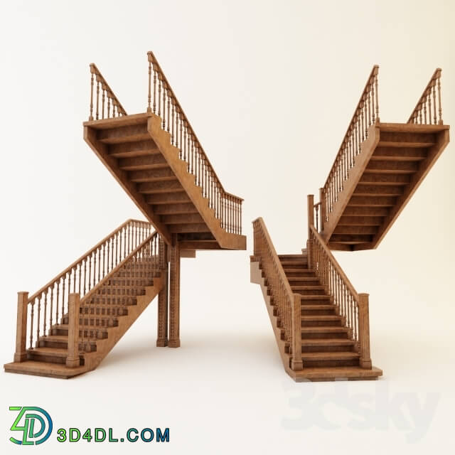 Staircase - Wooden stairs