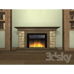 Fireplace - El. fireplace 