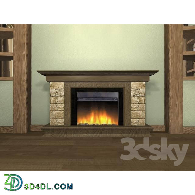 Fireplace - El. fireplace