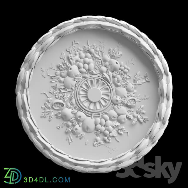 Decorative plaster - rosette