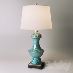 Table lamp - Uttermost 26347 Lynden Aged Blue Lamp 