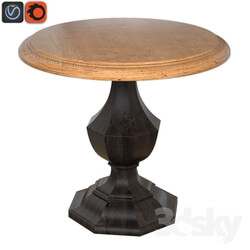 Table - Hooker Furniture Sanctuary Wood Round Accent Table 5402-50001 