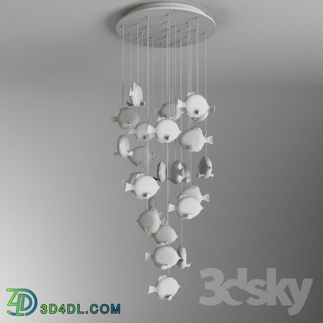 Ceiling light - chandelier arte di murano