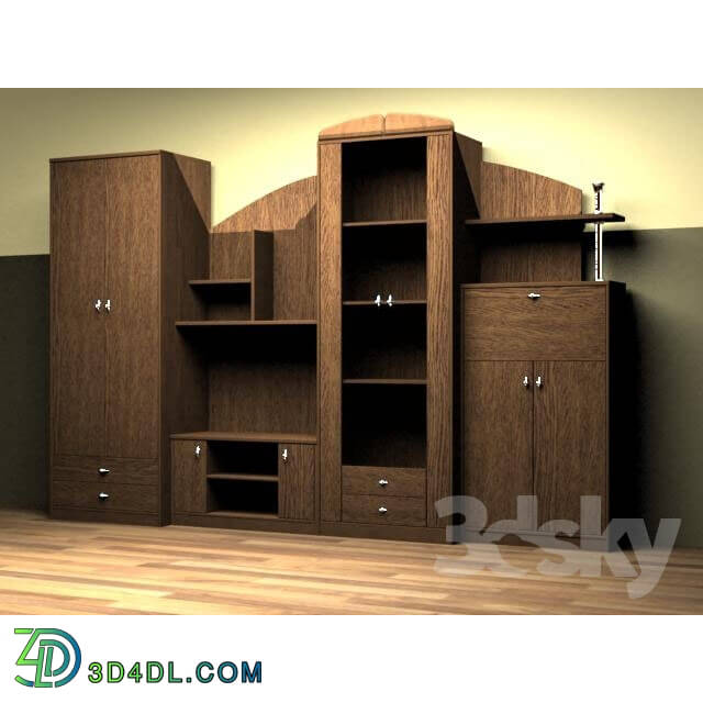 Wardrobe _ Display cabinets - Wall