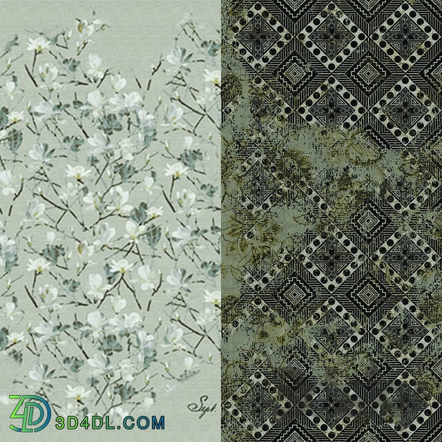 Wall covering - Wall _deco - Contemporary Wallpaper Pack 47