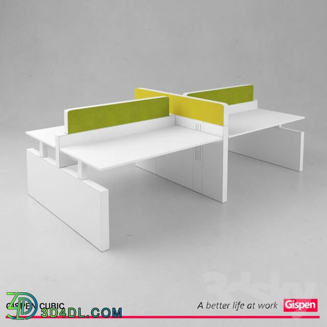 Office furniture - Workstation Cubic_ GISPEN