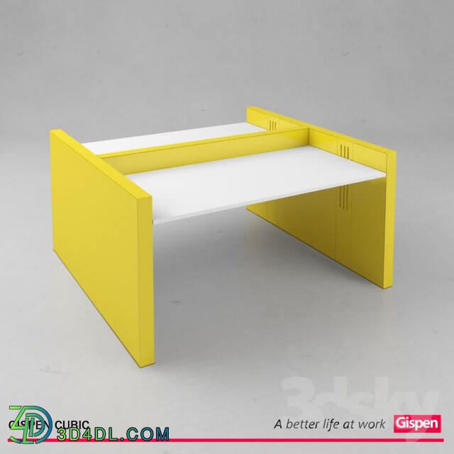 Office furniture - Workstation Cubic_ GISPEN