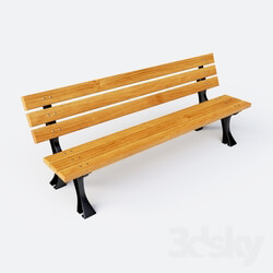 Other architectural elements - Cast-iron bench 
