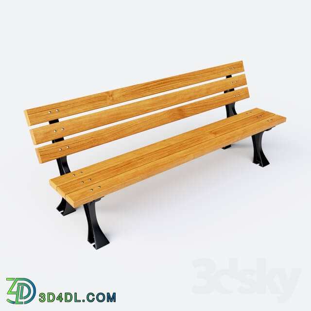 Other architectural elements - Cast-iron bench