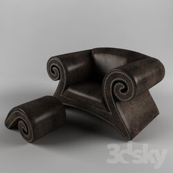 Arm chair - ottoman armchair 