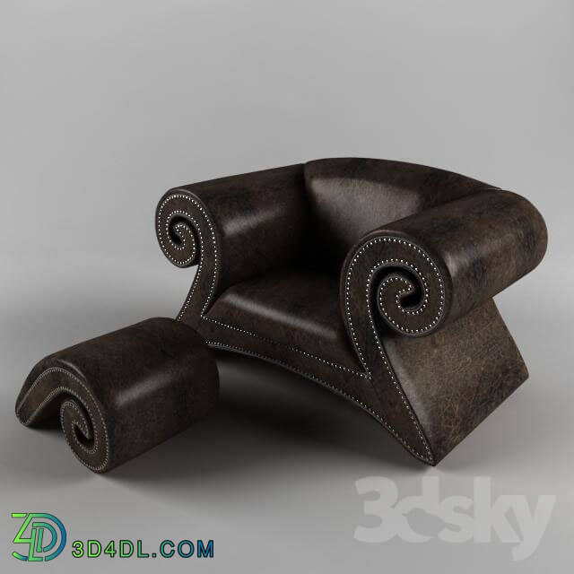 Arm chair - ottoman armchair