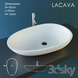 Wash basin - Sink Lacava SCOH6 