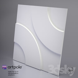 3D panel - Gypsum panel 3d Hoop from Artpole 