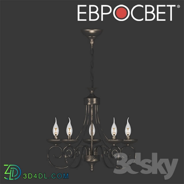 Ceiling light - OM Chandelier in classic style Eurosvet Provence 22404_5