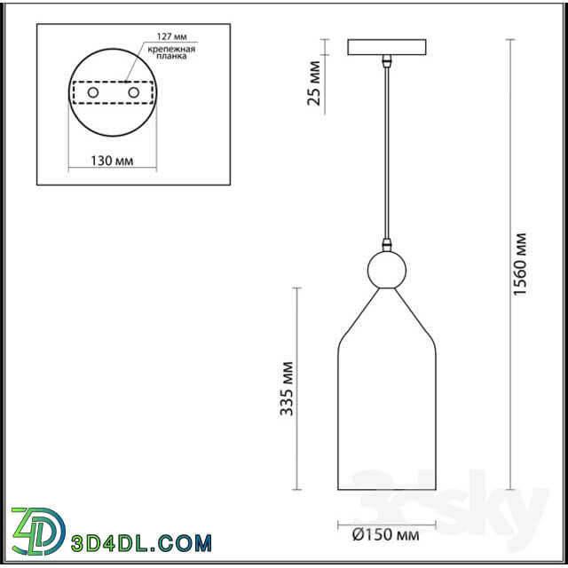 Ceiling light - Suspension ODEON LIGHT 4087_1_ 4090_1_ 4093_1 BOLLI